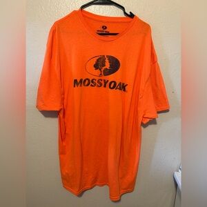 Mossy Oak Men's Vibrant Orange Tee